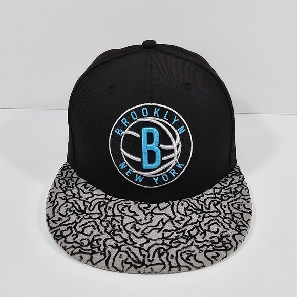 NBA Brooklyn Nets Hat Cap New Era 59Fifty Fitted Men’s Size 7 1/4(57.7 cm) Wool - Picture 1 of 9